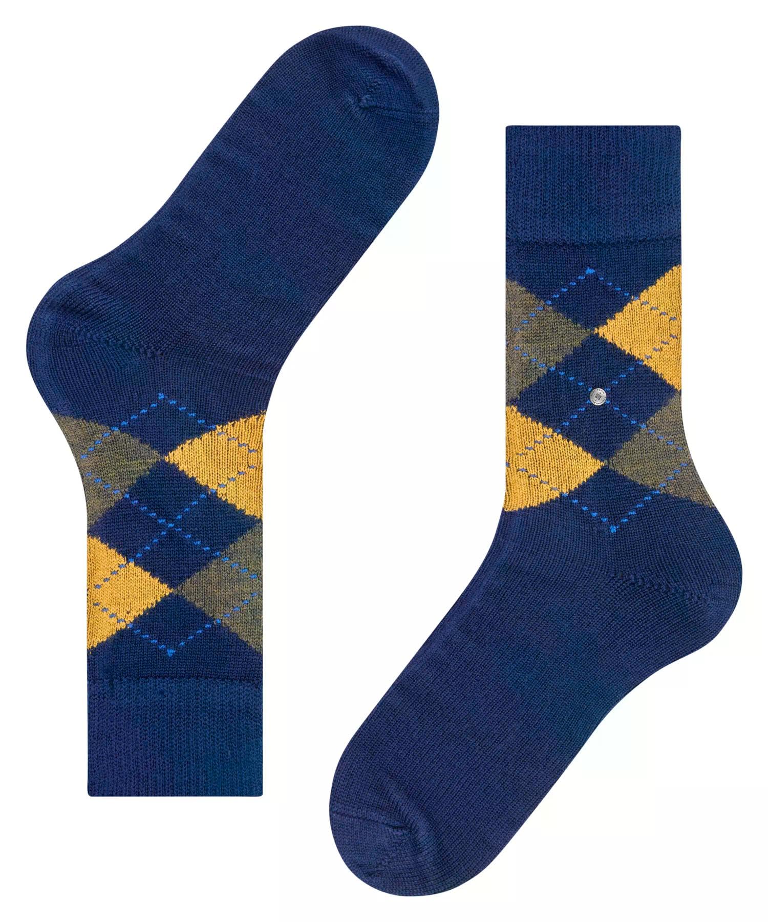 burlington-whitby-chaussettes-femme-chaudes-argyle-bleu-eventide-6877-36-41 image 6
