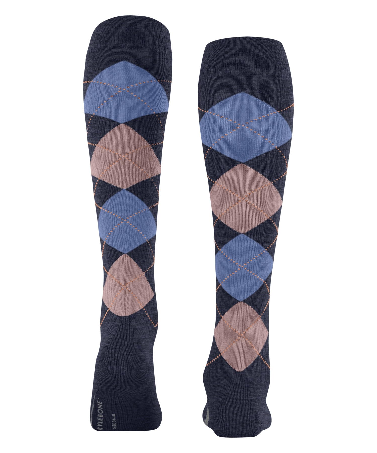 burlington-chaussettes-marylebone-femme-laine-bleu-marine image 2