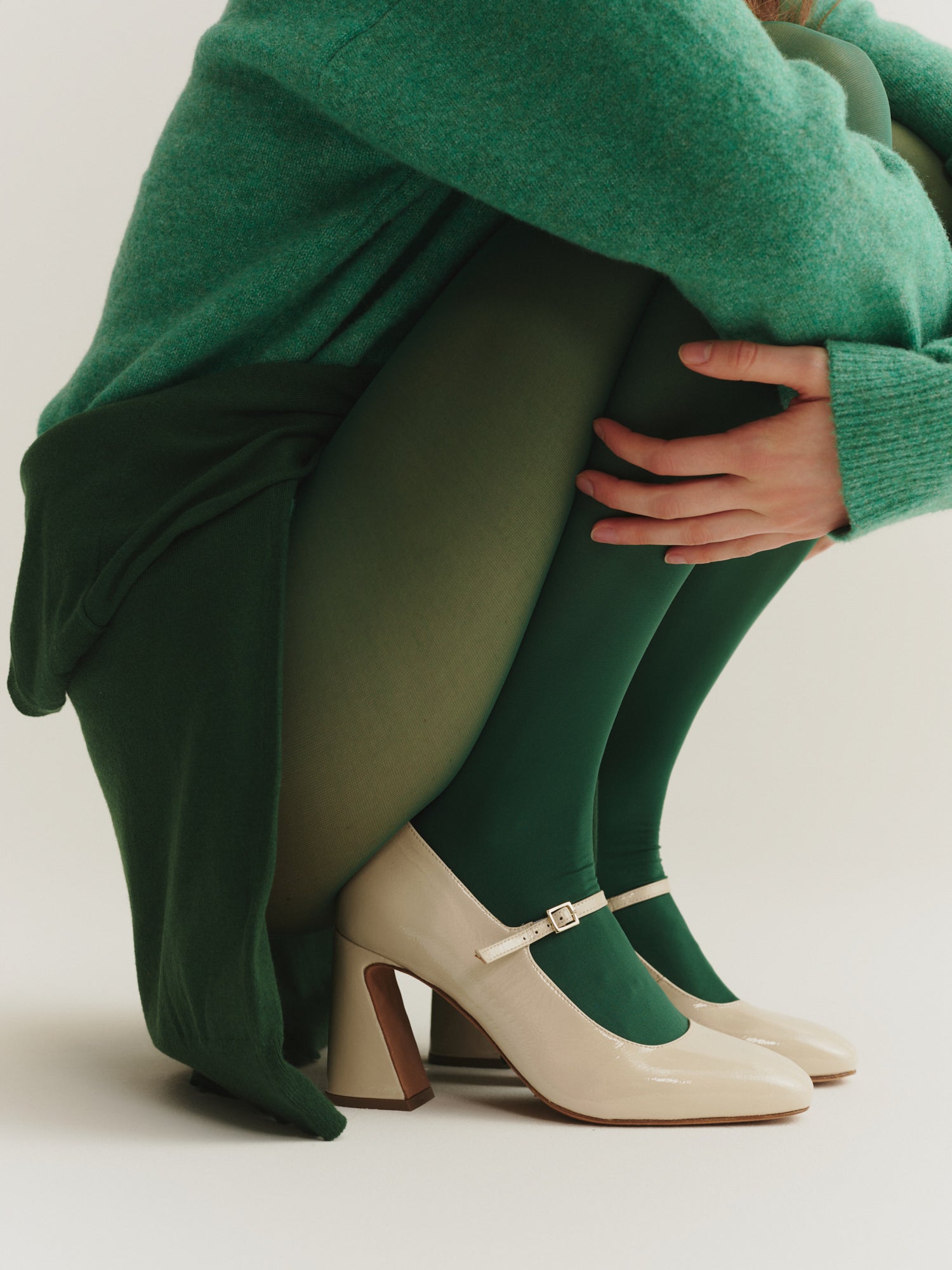 archiduchesse-vert-anglais-collant-femme-40-deniers-microfibre image 2