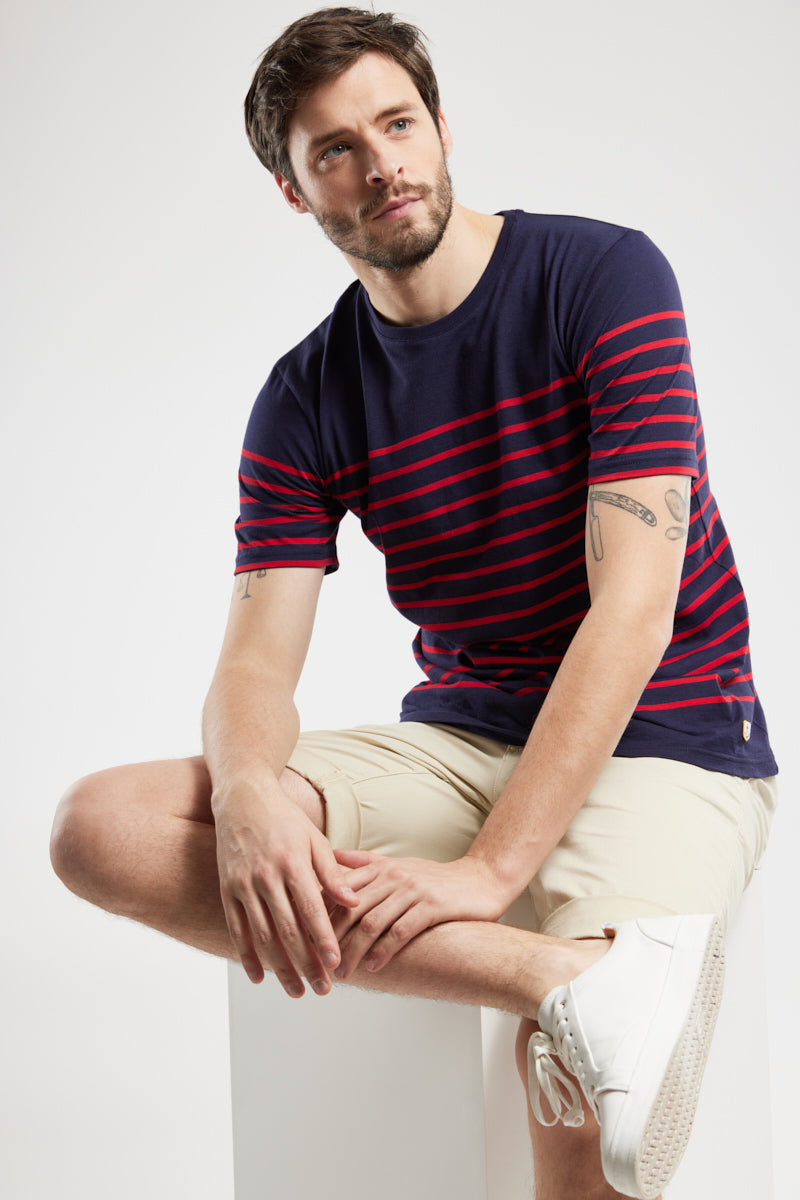 armor-lux-marini-re-etel-homme-manches-courtes-coton-l-ger image 5
