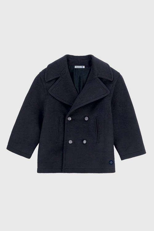 armor-lux-caban-enfant-laine-double-boutonnage image 2