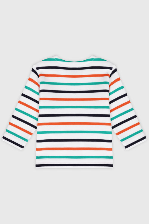 armor-lux-marini-re-b-b-trois-couleurs-chemise-ray-e-coton-pais image 3