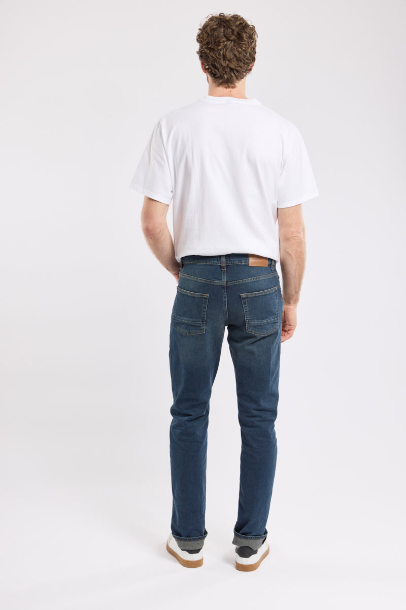 armor-lux-h-ritage-jean-coupe-regular-en-coton-et-lasthanne image 2