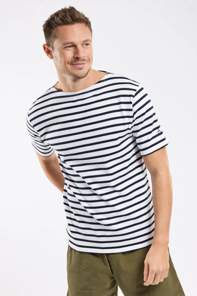 armor-lux-marini-re-h-ritage-homme-manches-courtes-coton-rustique image 1