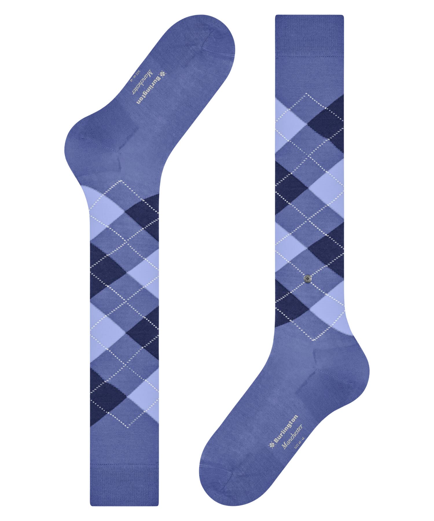 burlington-manchester-chaussettes-longues-homme-coton-bleu-water-6550-40-46 image 6