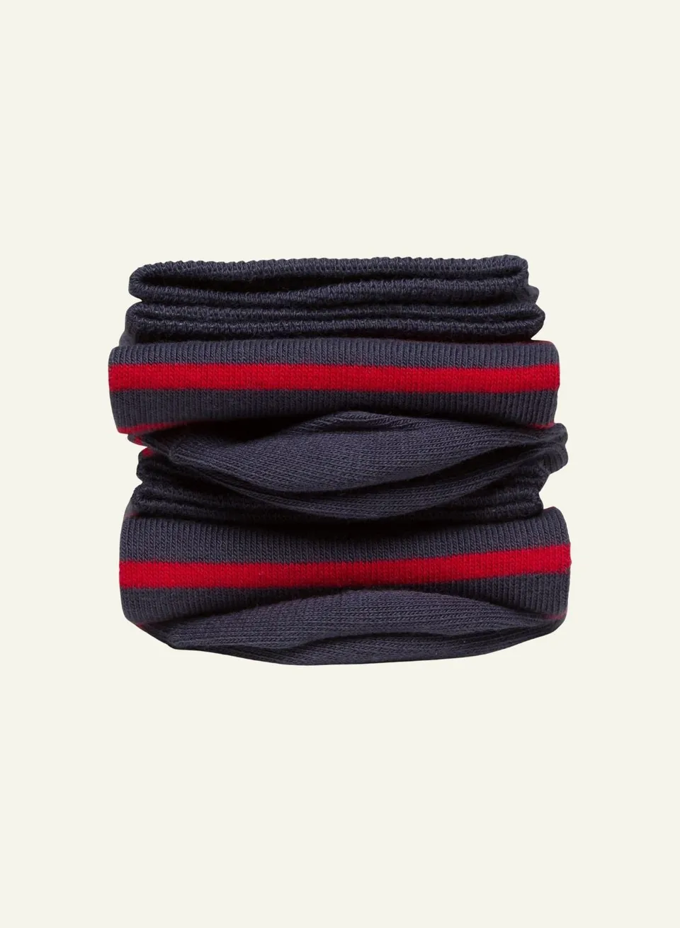 archiduchesse-sainte-marine-chaussettes-fantaisie-mi-mollet-bleu-marine-rouge image 1