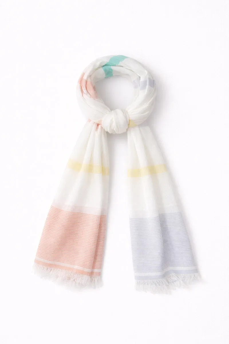 armor-lux-foulard-ray-multicolore-coton-70x180-cm image 1