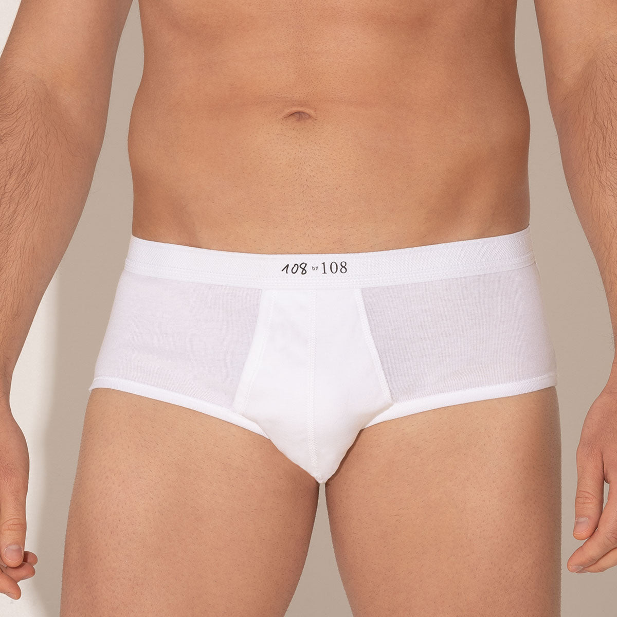 slip-taille-haute-ouvert-pur-coton-premium-eminence-blanc image 2