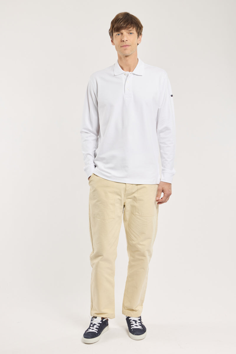 armor-lux-polo-hanvec-polo-homme-manches-longues-maille-piqu-e image 3