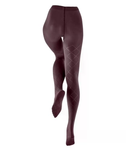 burlington-check-couture-collants-femme-opaque-rouge-claret-8375-40-42 image 5