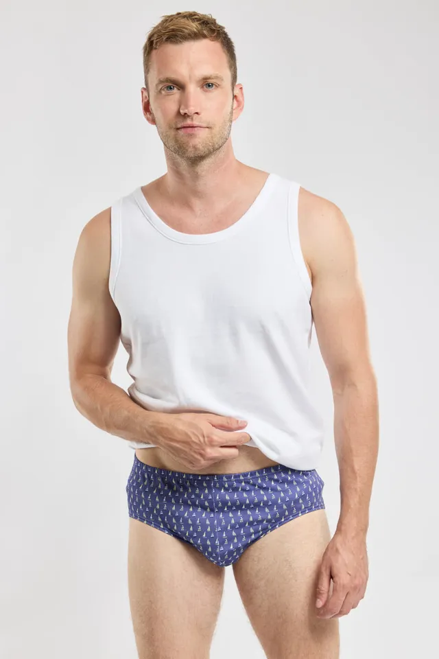 armor-lux-slip-homme-motifs-voiliers-coton-bio-3 image 1