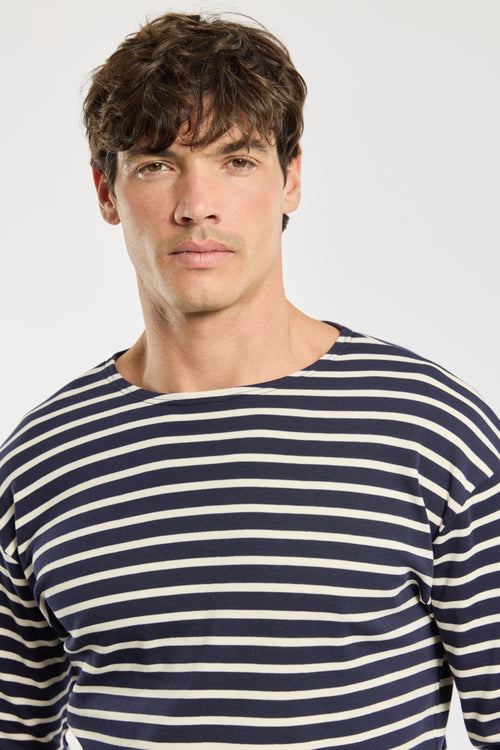 armor-lux-loctudy-marini-re-homme-manches-longues-coton-pais image 3