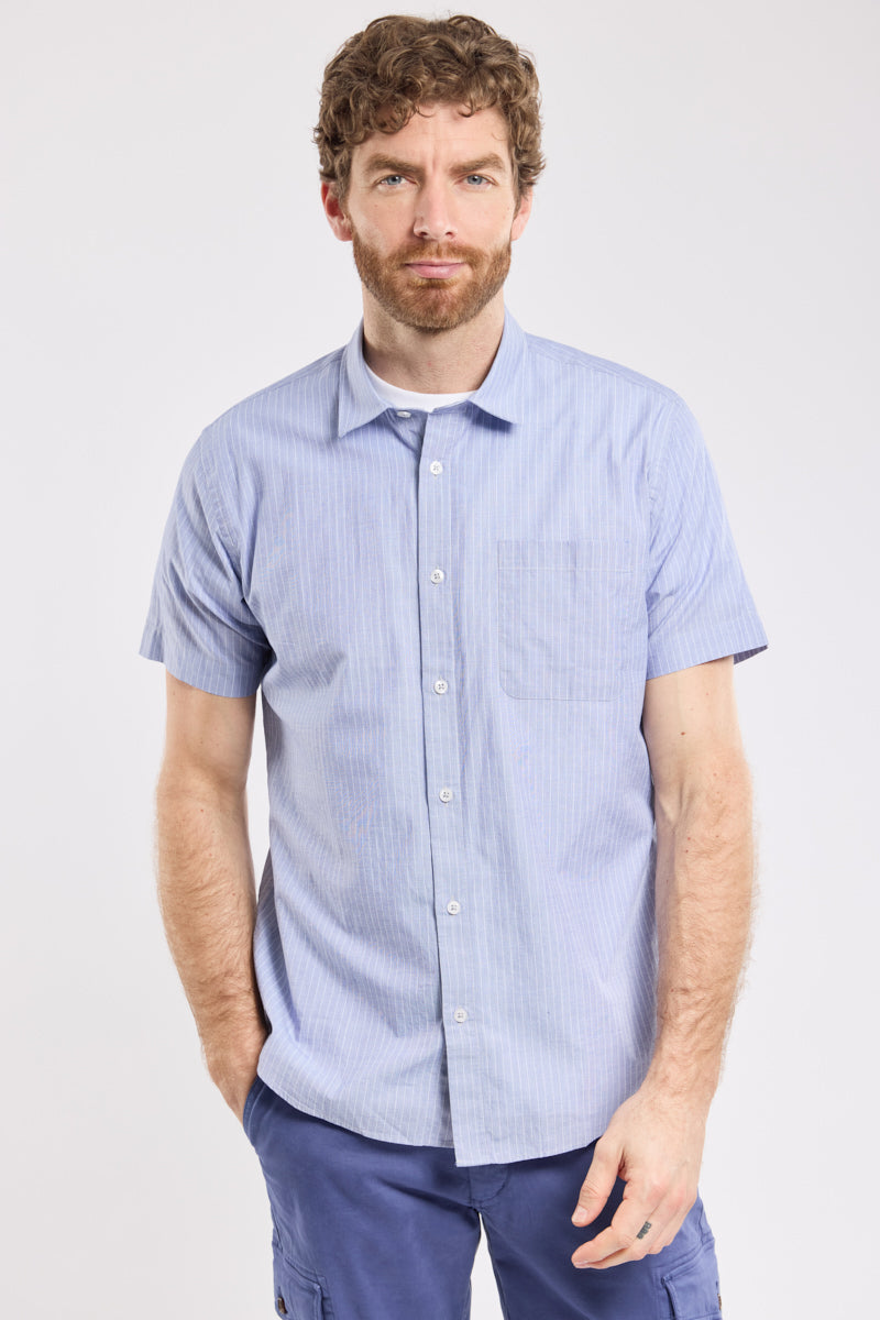 armor-lux-chemise-homme-manches-courtes-coton-coupe-droite image 1