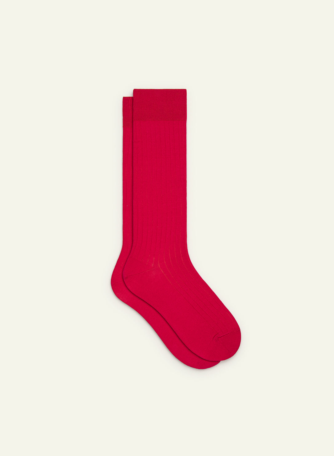 archiduchesse-rose-framboise-chaussettes-fil-d-cosse-de-luxe-mi-mollet image 2