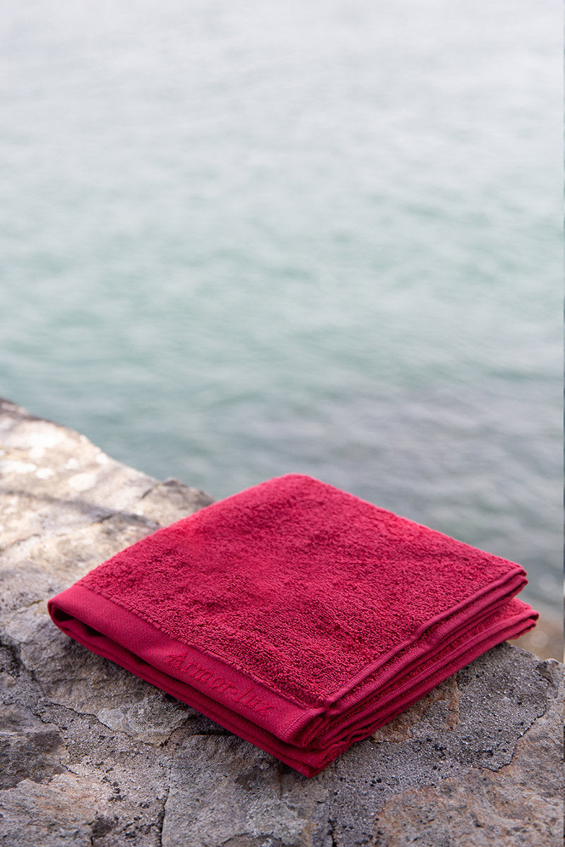 armor-lux-serviette-de-bain-unie-50-x-100-cm-coton-500-g-m image 2