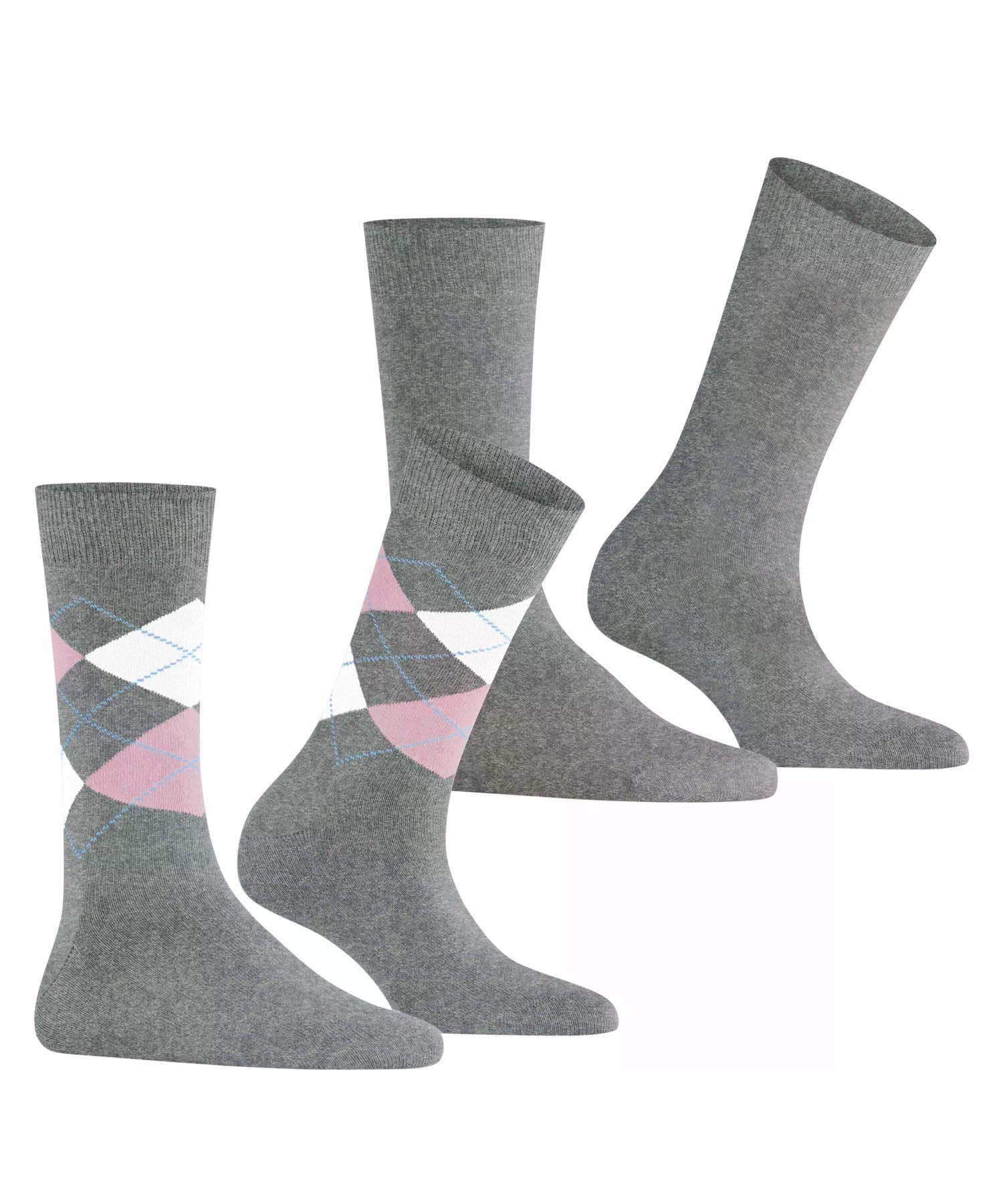 burlington-everyday-mix-multipack-femme-2-paires-coton-gris-clair-36-41 image 3
