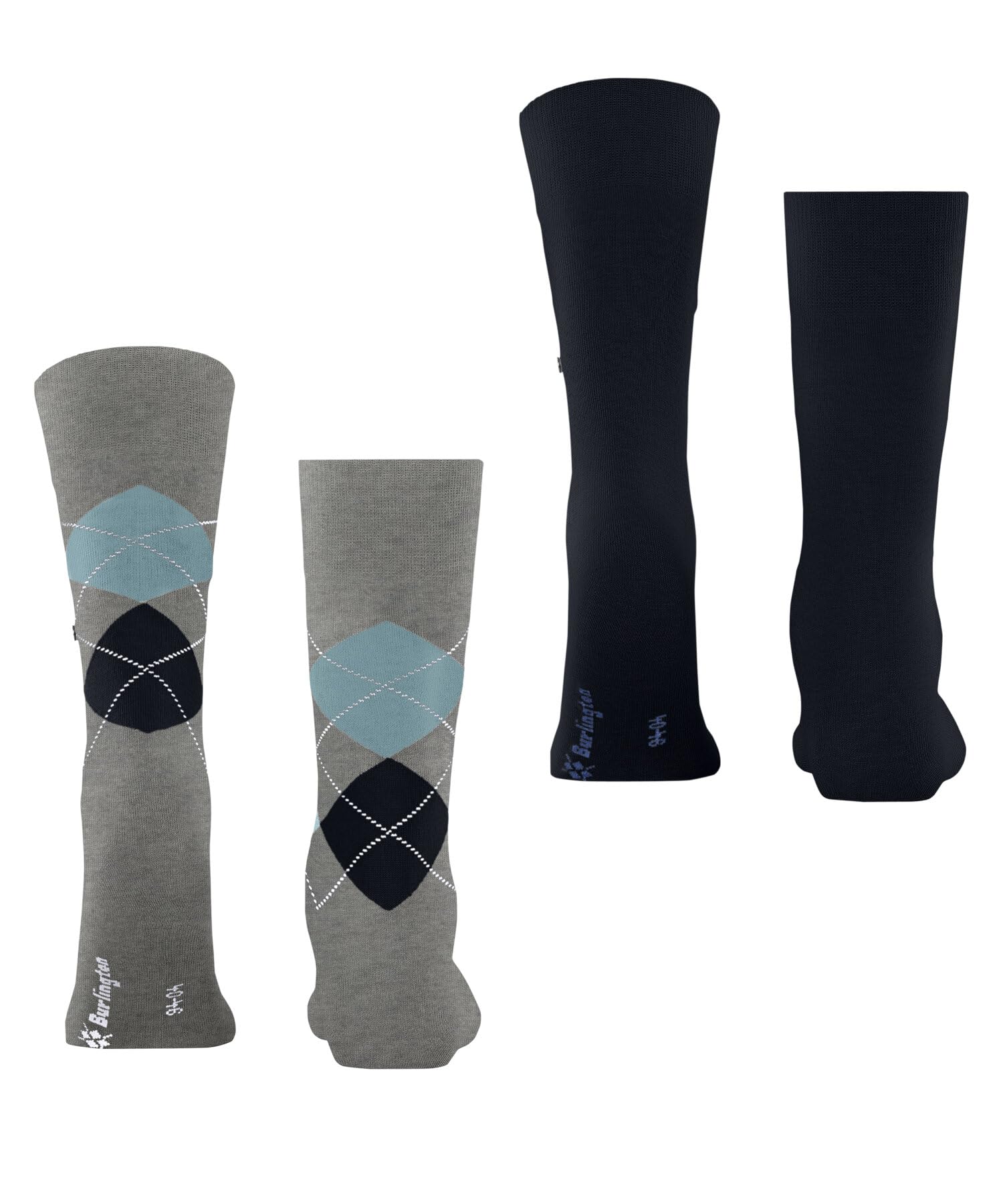 burlington-everyday-argyle-mix-2-pack-chaussettes-homme image 2