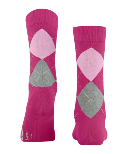 burlington-queen-chaussettes-femme-coton-fantaisie-rouge-aubergine-8764-36-41 image 8