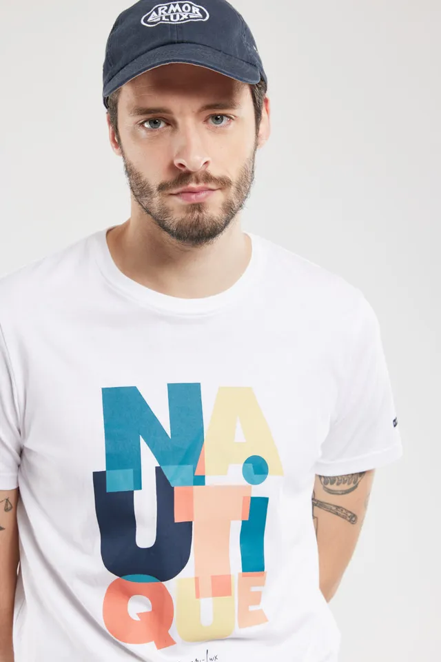 armor-lux-t-shirt-nautique-homme-coton-l-ger-ajust image 1