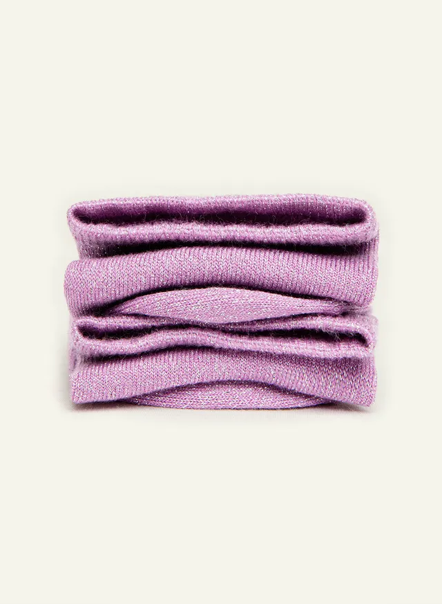 archiduchesse-paillet-e-lilas-chaussettes-courtes-femme-lurex-lilas image 1
