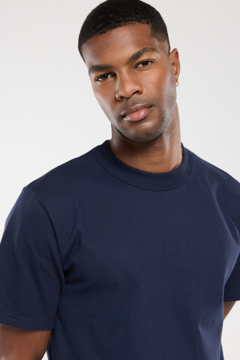 armor-lux-t-shirt-callac-homme-uni-coton-bio-215g-m image 3