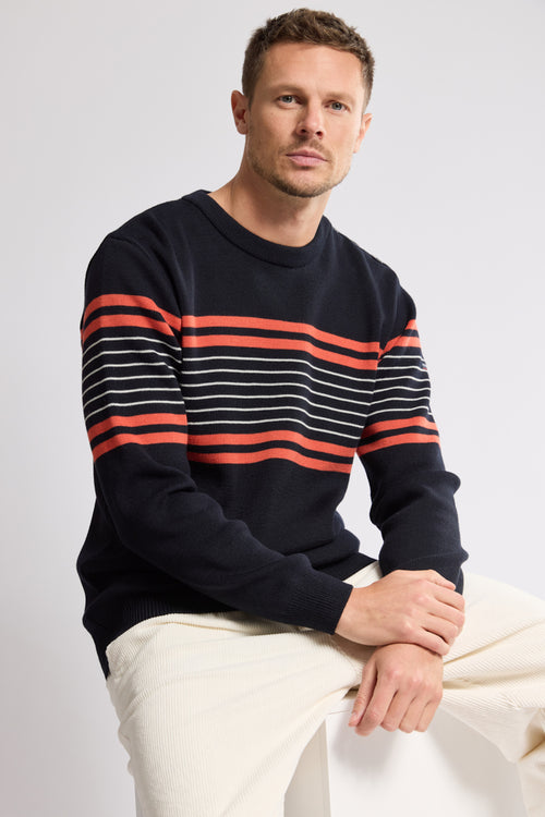 armor-lux-pull-marin-ray-laine-homme image 4