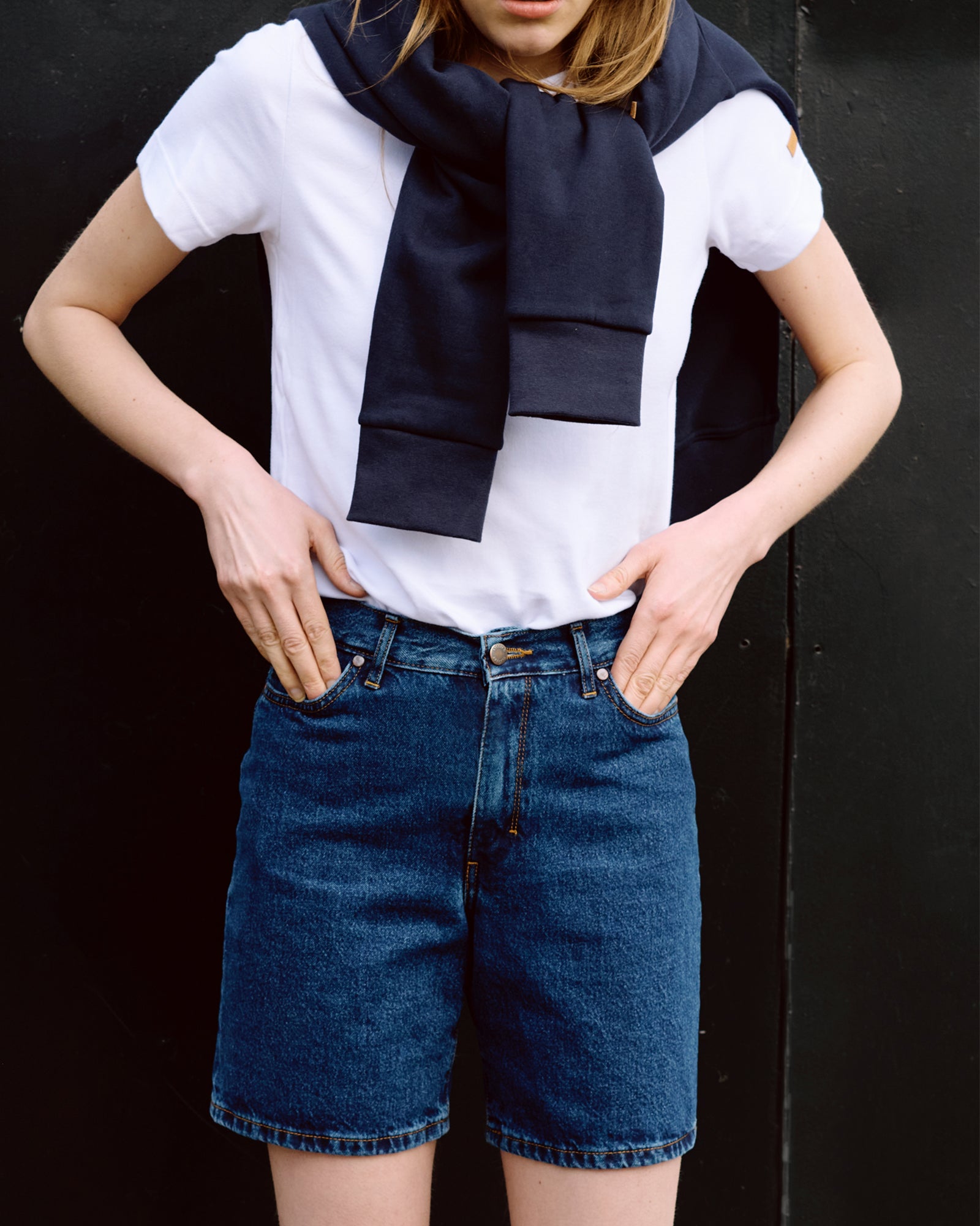 atelier-tuffery-aim-short-femme-taille-haute-jean-stonewashed image 2