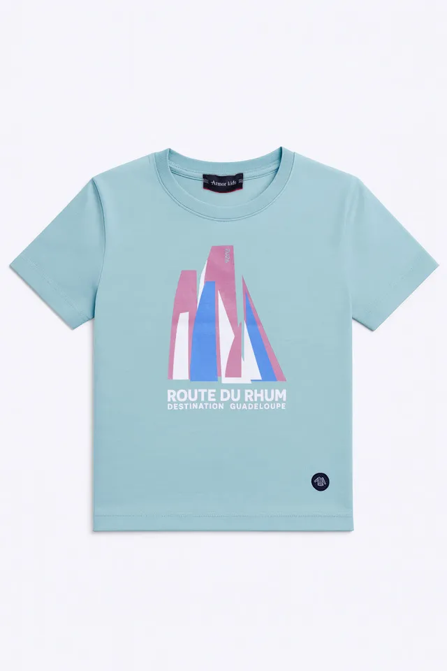 armor-lux-t-shirt-kids-route-du-rhum-destination-guadeloupe-coton image 1