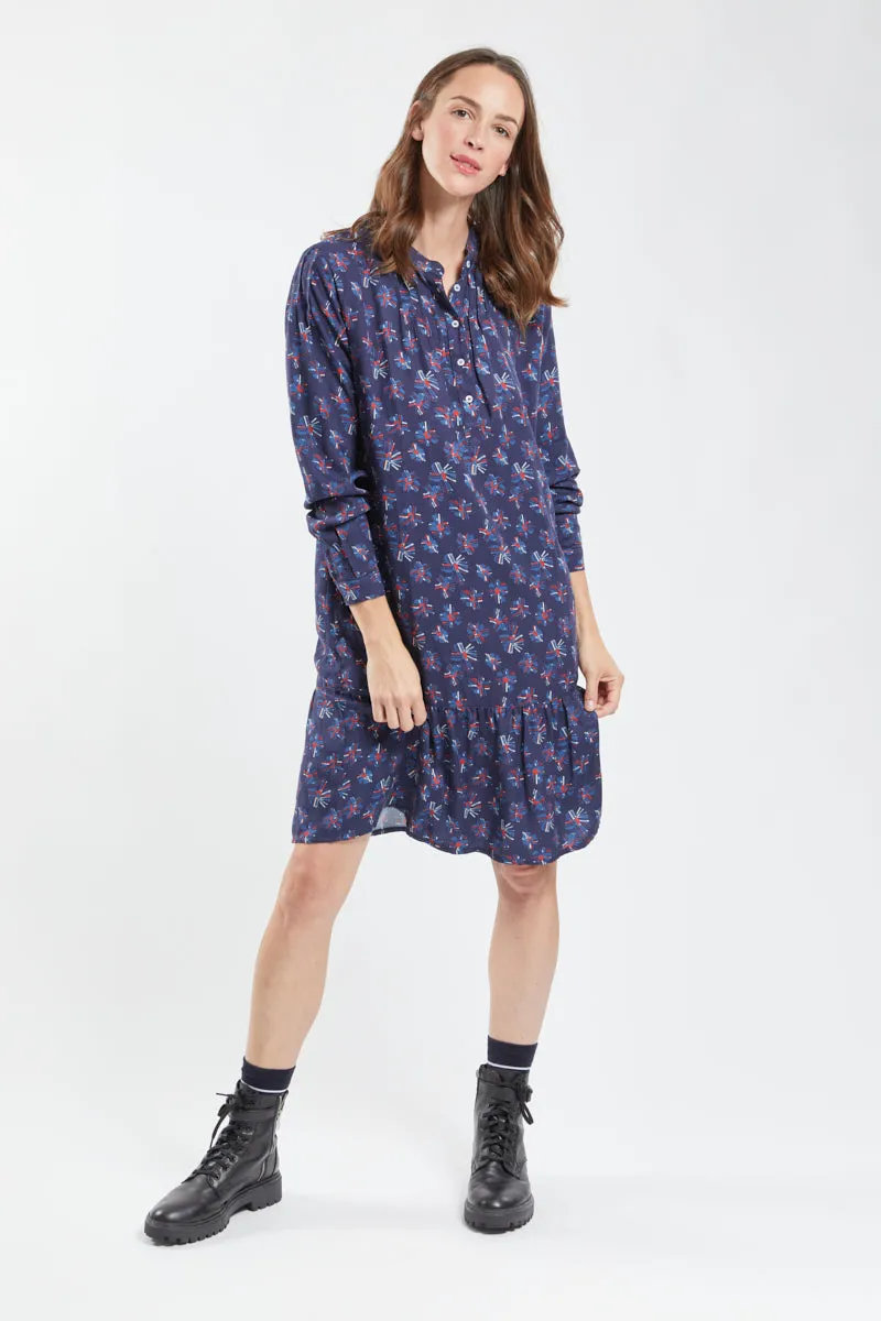 armor-lux-h-ritage-robe-fleurie-manches-longues-en-viscose image 1