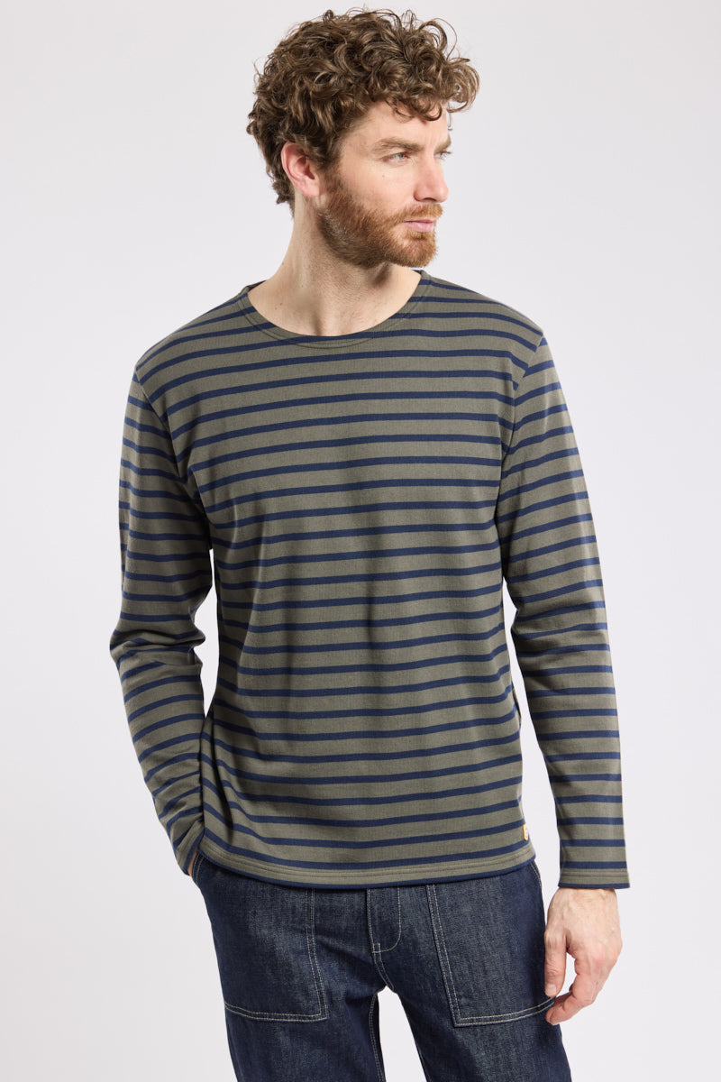 armor-lux-marini-re-heritage-homme-coton-rustique-bio-manches-longues image 1