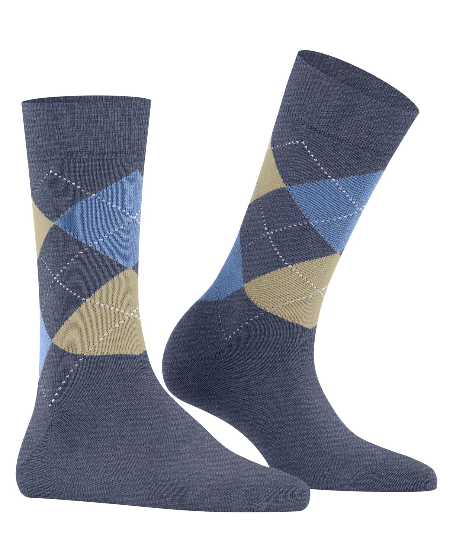 burlington-queen-chaussettes-femme-coton-fantaisie-bleu-light-jeans-6662-36-41 image 5