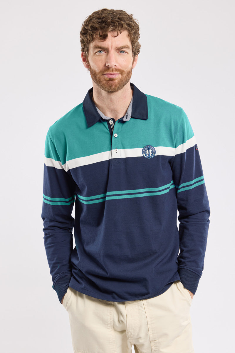 armor-lux-polo-manches-longues-homme-coton-l-ger-jersey image 1