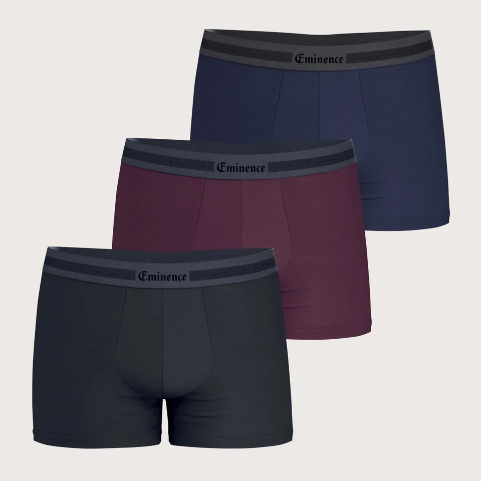 eminence-exception-lot-de-3-boxers-homme-coton-merceris image 1