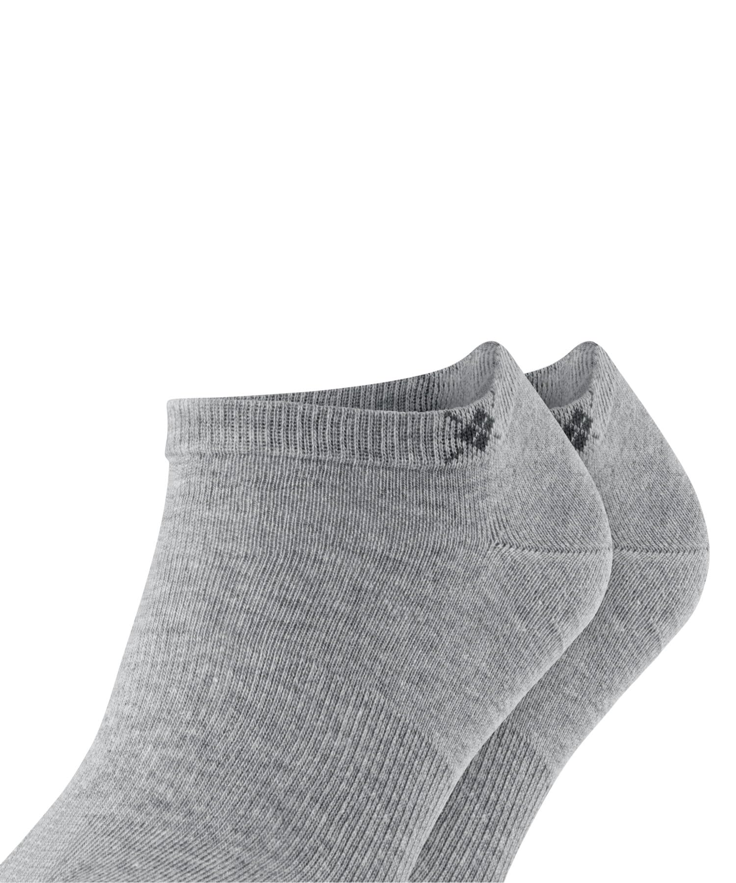 burlington-everyday-sneaker-lot-de-2-paires-chaussettes-basses-homme-coton-gris image 4