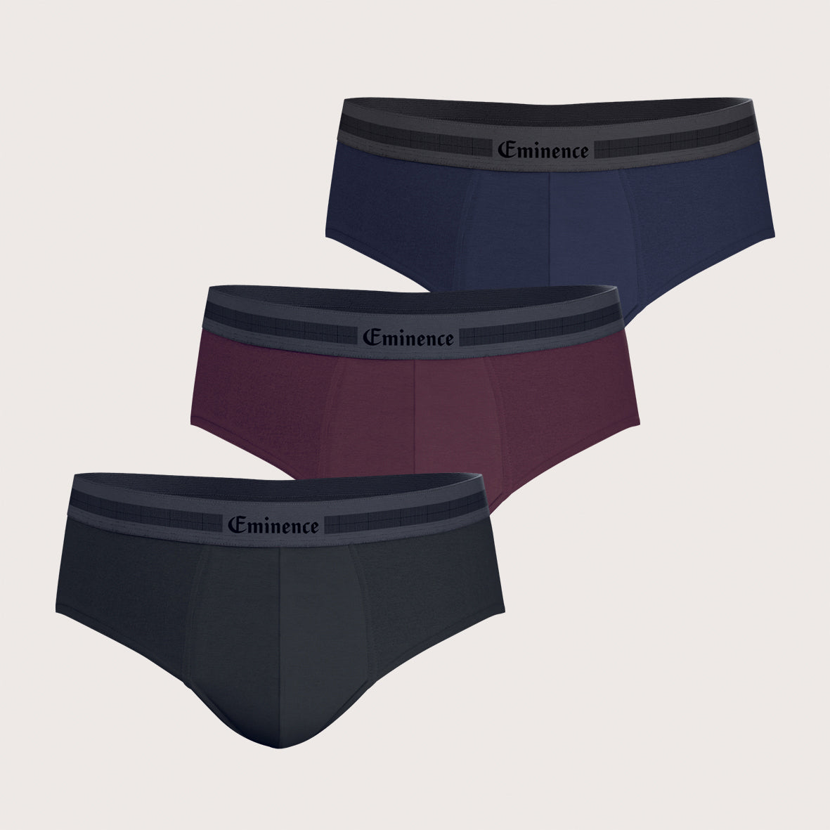 eminence-lot-de-3-slips-homme-exception-coton-merceris image 1