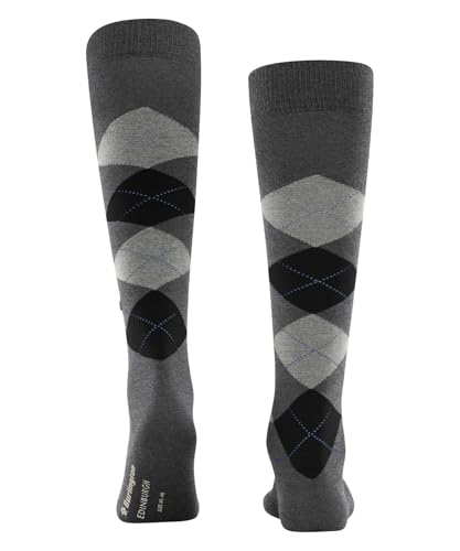 burlington-edinburgh-chaussettes-longues-homme-laine-gris-asphalt-melange-40-46 image 8