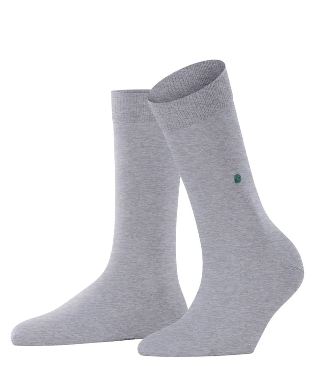 burlington-lady-chaussettes-femme-coton-gris-arctic-m-lange-36-41 image 1