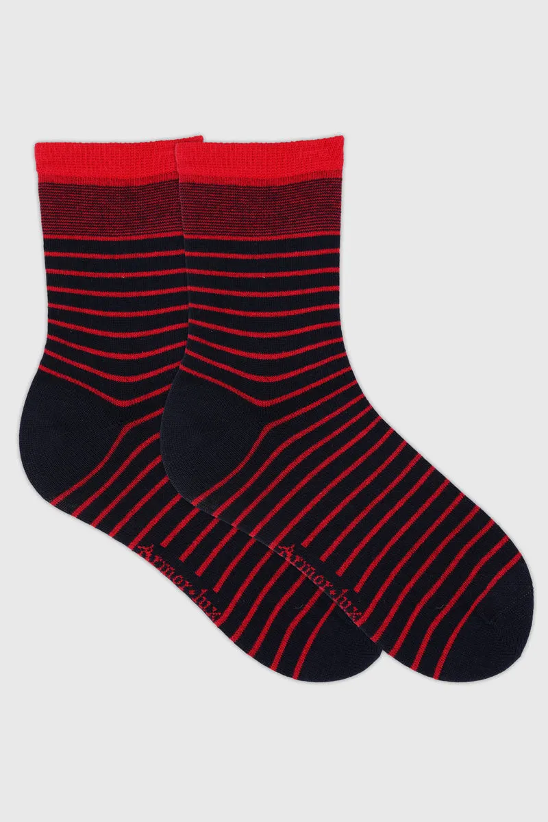 armor-lux-chaussettes-ray-es-coton-femme-35-42-7 image 1
