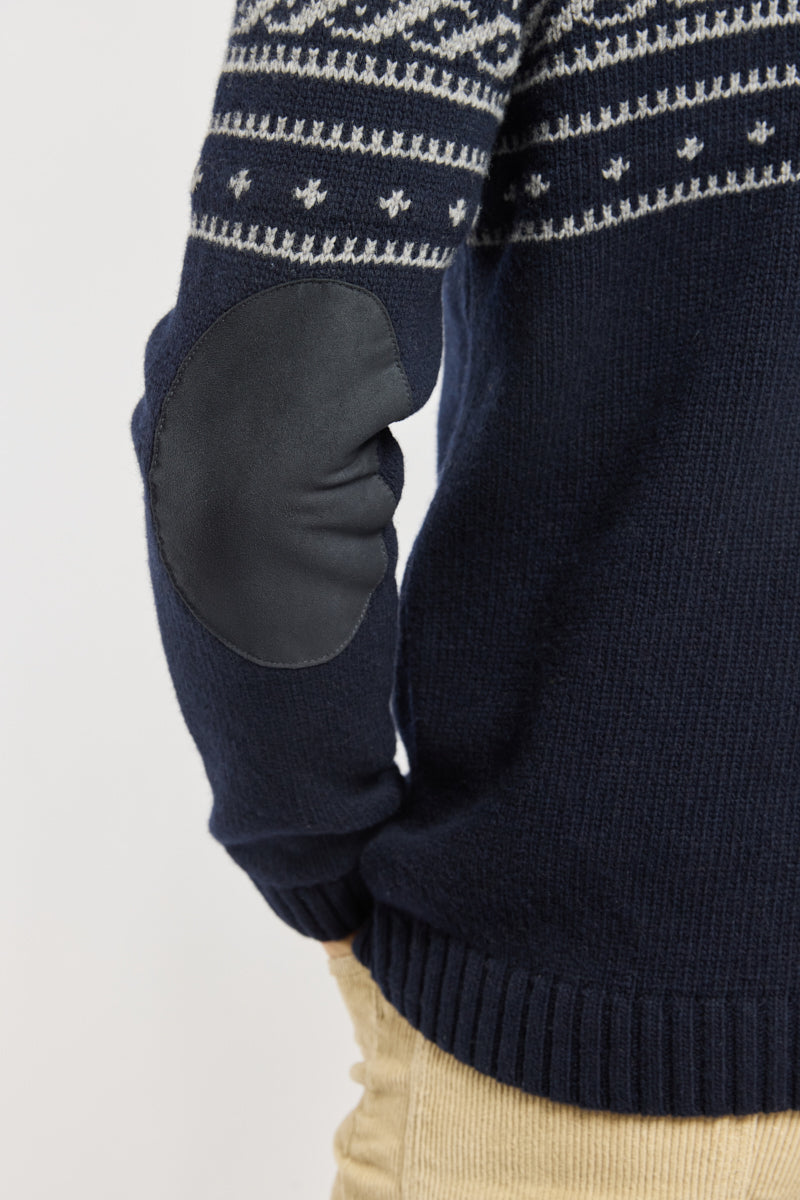 armor-lux-pull-camionneur-deauville-homme-laine-jacquard image 2