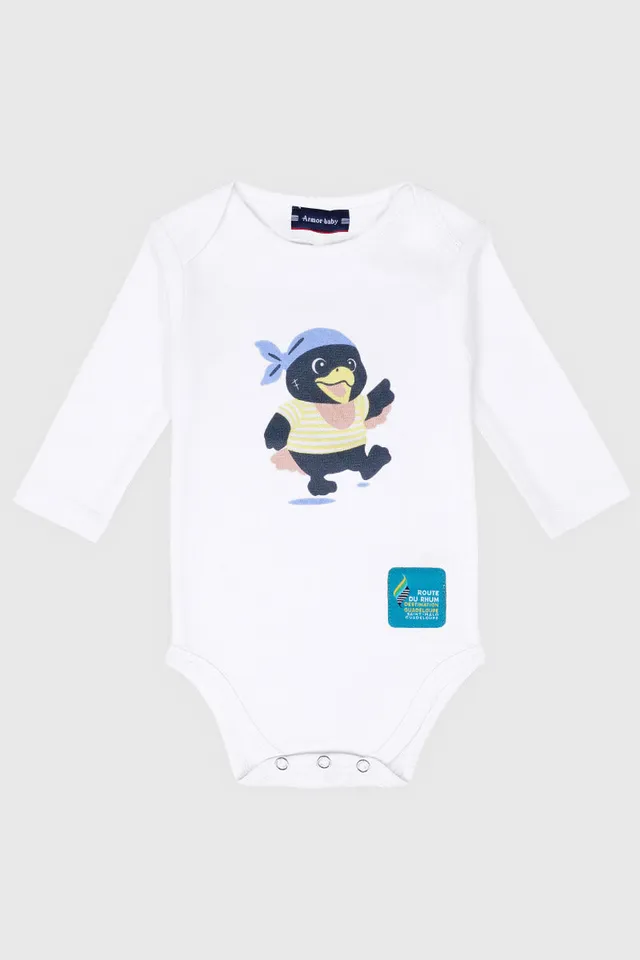 armor-lux-body-baby-route-du-rhum-destination-guadeloupe-body-b-b-manches-longue image 1