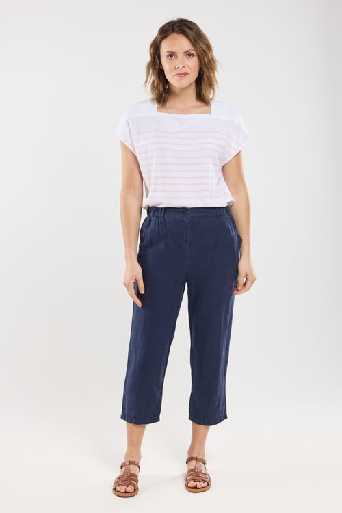 armor-lux-capri-femme-en-lin-taille-lastiqu-e-longueur-56-cm image 2