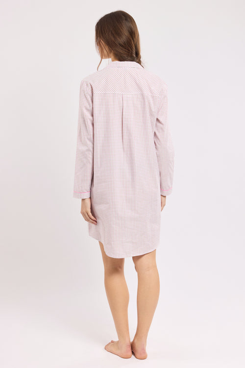 armor-lux-chemise-de-nuit-petits-carreaux-coton image 6