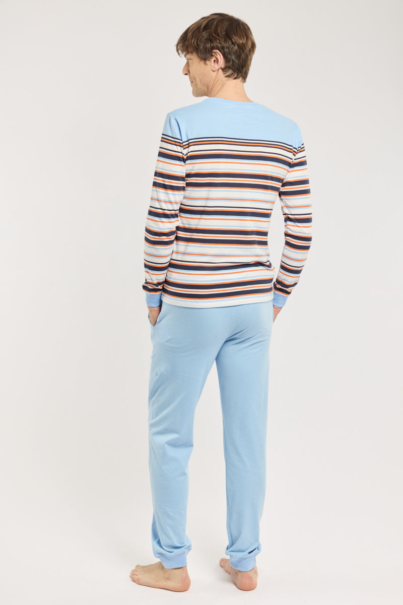 armor-lux-pyjama-jogging-ray-homme-coton-l-ger-2 image 4
