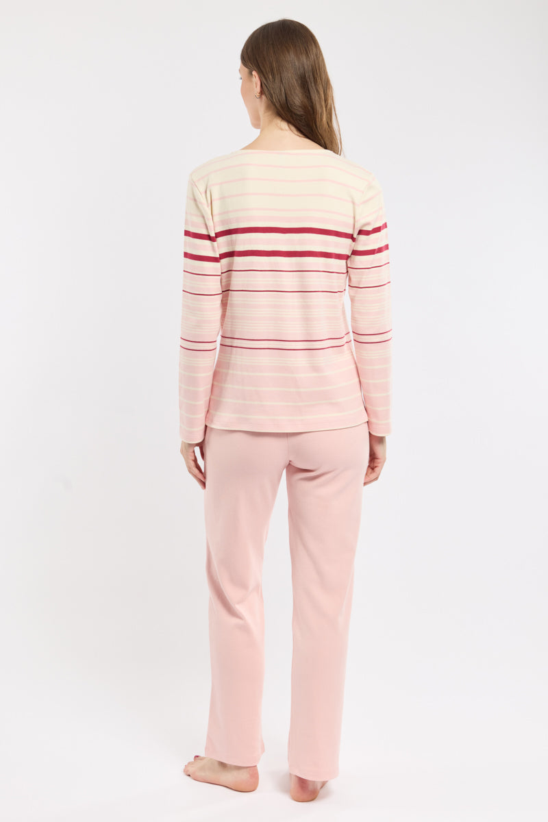 armor-lux-pyjama-ray-femme-coton-pais-2-pi-ces image 4