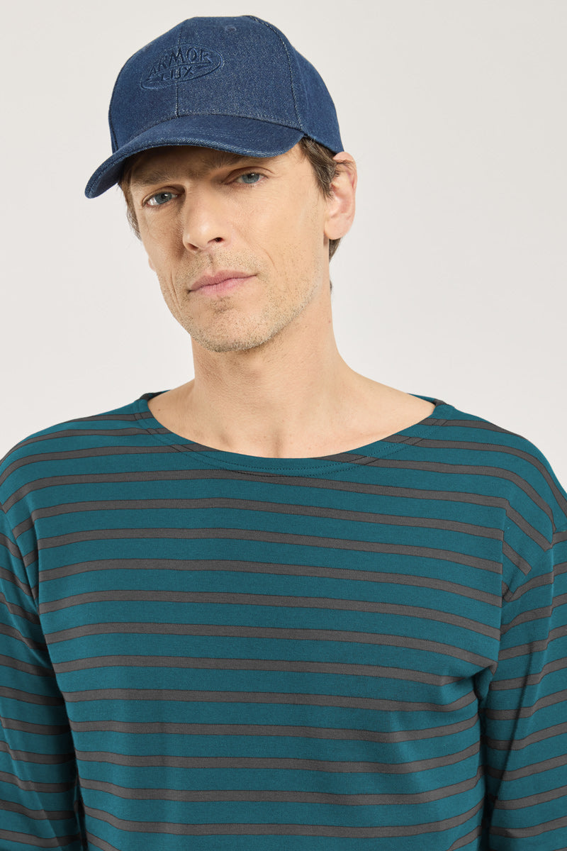 armor-lux-marini-re-homme-coton-pais-interlock-col-bateau image 2