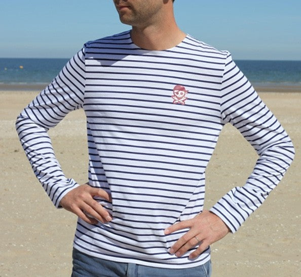 archiduchesse-capitaine-archi-homme-t-shirt-manches-longues-bleu image 2