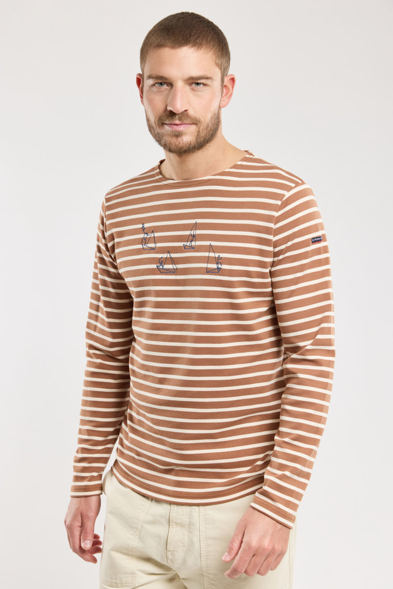 armor-lux-marini-re-homme-bateaux-brod-s-coton-pais image 3