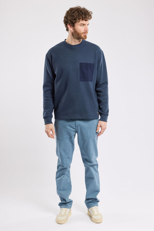 armor-lux-h-ritage-sweatshirt-coton-pais-poche-poitrine image 4