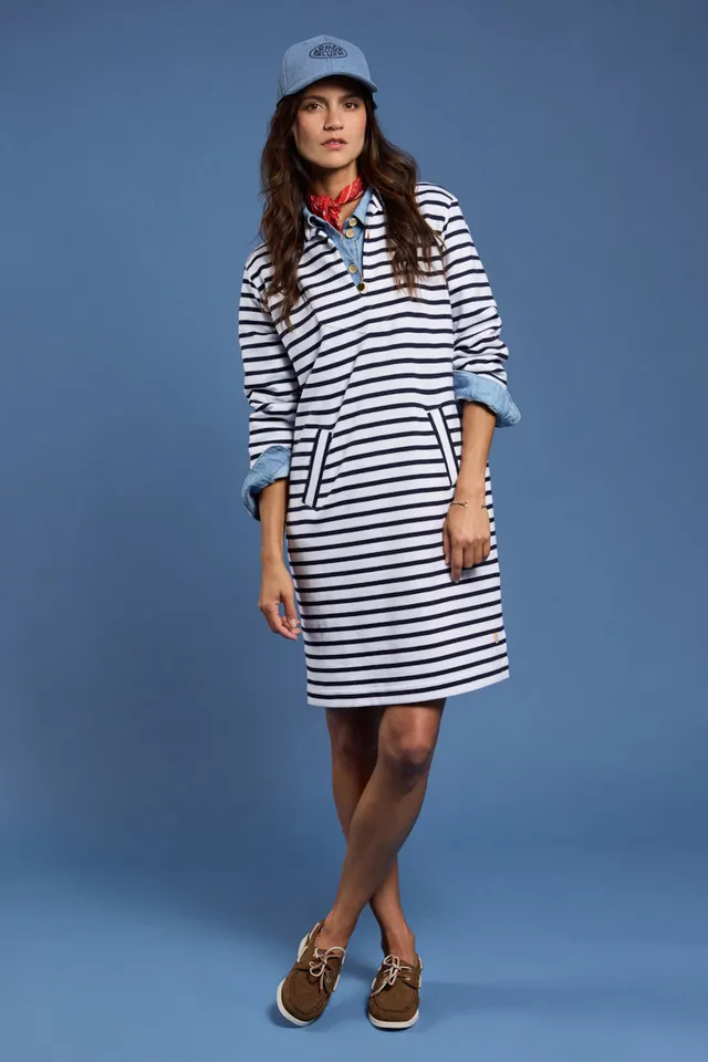 armor-lux-h-ritage-robe-vareuse-ray-e-coton-rustique-femme image 1