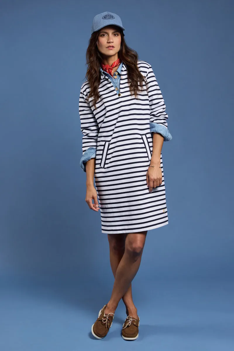armor-lux-h-ritage-robe-vareuse-ray-e-coton-rustique-femme image 1